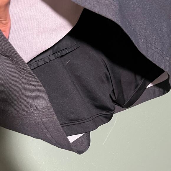 Slazenger Women's Black Faux Denim Skirt with Built-In Spandex Shorts Size 6 - Picture 6 of 8